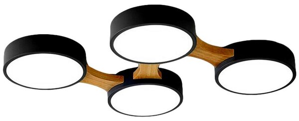 PLAFON NEGRU APP527-4C