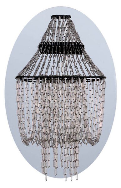 Lampă C Aplică de Perete Black/Stainless Steel - DCW