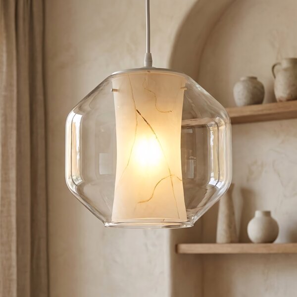 LAMPĂ MODERNĂ AURIE NEAGRA WHITE MARBLE APP908-1CP
