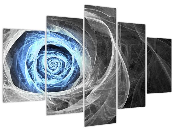 Tablou - Abstract Rose Blue (150x105 cm)