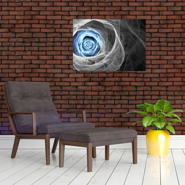 Tablou - Abstract Rose Blue (70x50 cm)