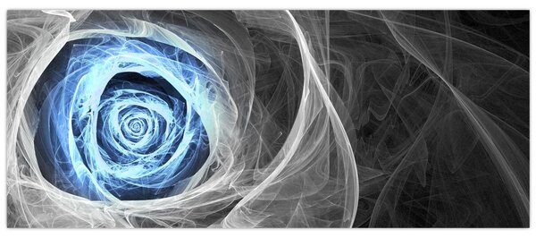 Tablou - Abstract Rose Blue (120x50 cm)