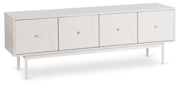 Comodă TV MARLEN 155 cm, cașmir, canelată