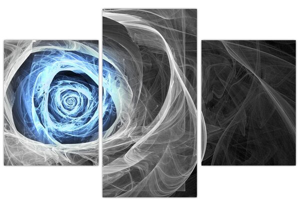 Tablou - Abstract Rose Blue (90x60 cm)