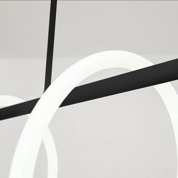 Lampa LED APP857-W LONG BLACK