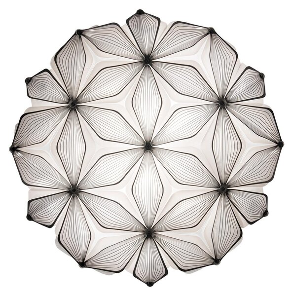Plafoniere Slamp, C'EST LA VIE, reglabil, Negru, Camera de zi, Plastic, Design