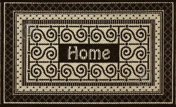 Covoras Intrare Natura Home 996-91, Tip Iuta, Marime 40 x 60 cm, Maro, Antialergic, Polipropilena 40 x 60
