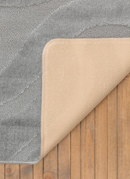 Covor baie, Symphony Platinum 2504, 60x100 cm, 50x60 cm, Set 2 bucati 50 x 80 / 40 x 50