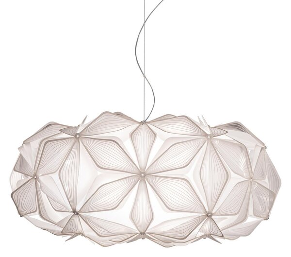 Lustră Pendul Slamp, C'EST LA VIE, reglabil, Alb, Camera de zi, Plastic, Design