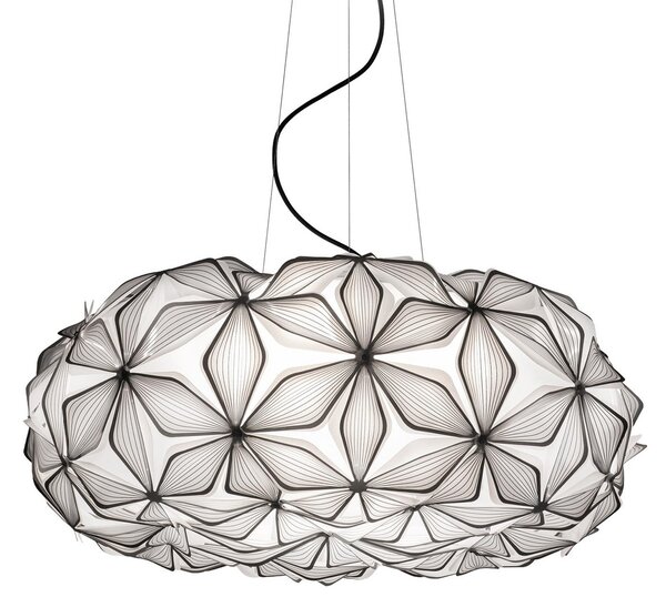 Lustră Pendul Slamp, C'EST LA VIE, reglabil, Negru, Camera de zi, Plastic, Design