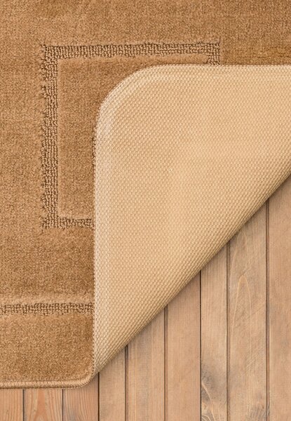 Set 2 Covorase antiderapante de baie, Maritime 2546, Bej, 60x100 50x60 cm 60 x 100 / 50 x 60