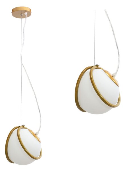 Lampa APP1088-1CP GOLD WHITE
