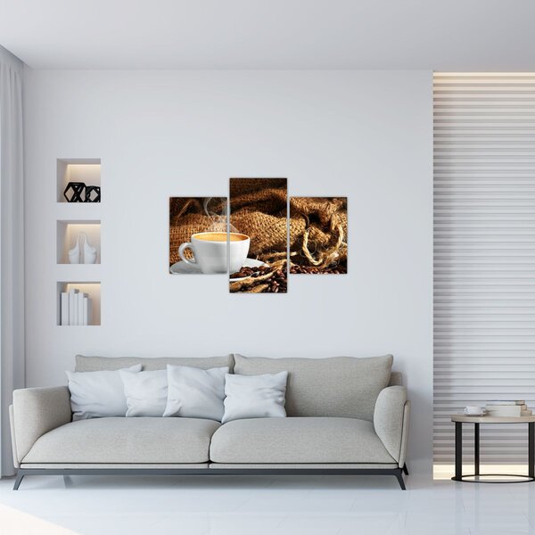Tablou - O ceașcă de cafea (90x60 cm)