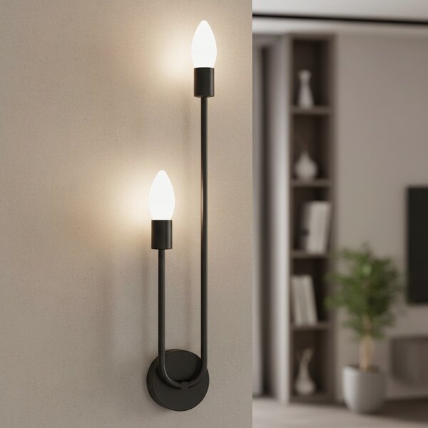 Aplica perete APP1147-2W black