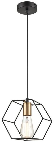 Lampă suspendată APP1131-1CP Black/gold