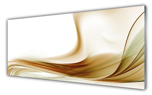 Tablou pe sticla Abstract Art Verde Gri Alb