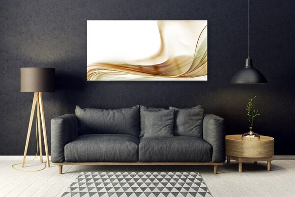 Tablou pe sticla Abstract Art Verde Gri Alb
