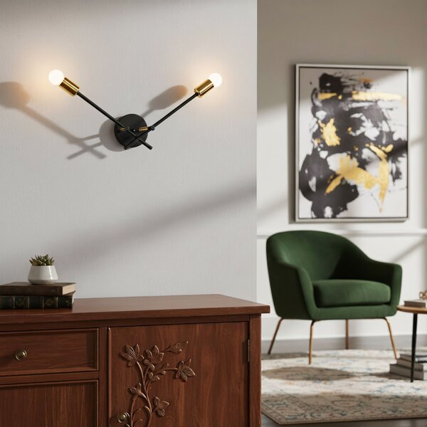 Lampa de perete APP1119-2W Black