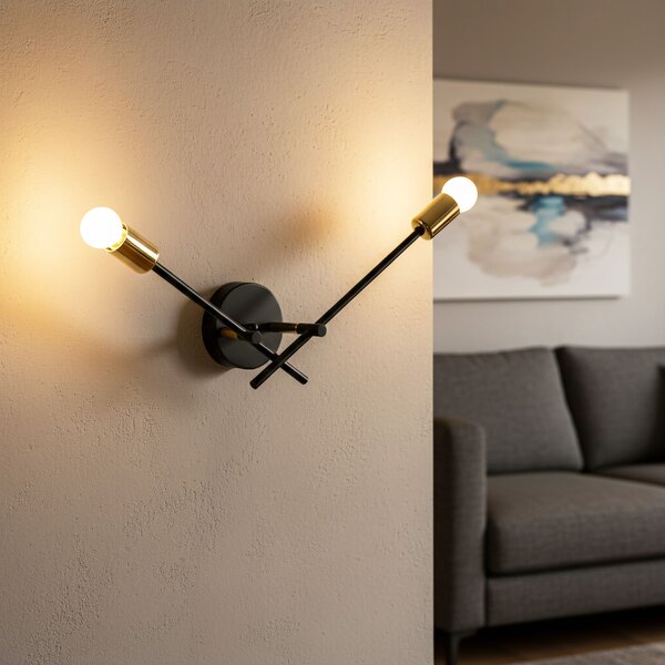 Lampa de perete APP1119-2W Black