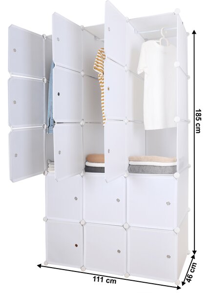 Dulap modular Climber (alb). 1028918