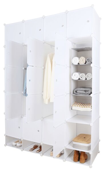 Dulap modular Cain (alb). 1028919