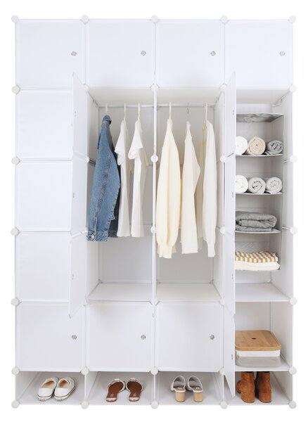 Dulap modular Cain (alb). 1028919