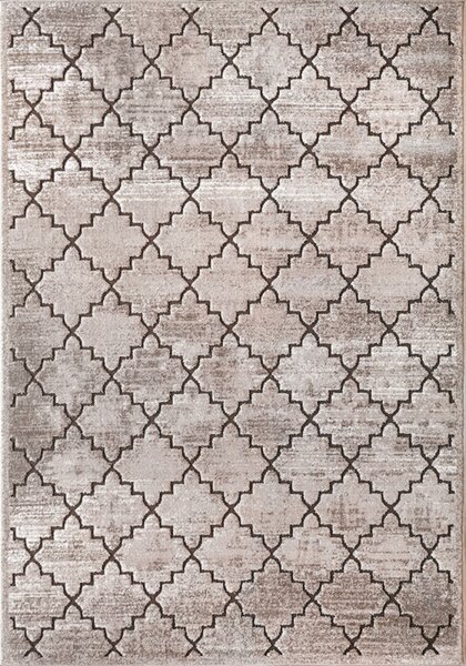 Covor Living Dormitor, Model Fashion 32019 120, Crem Maro 80x150