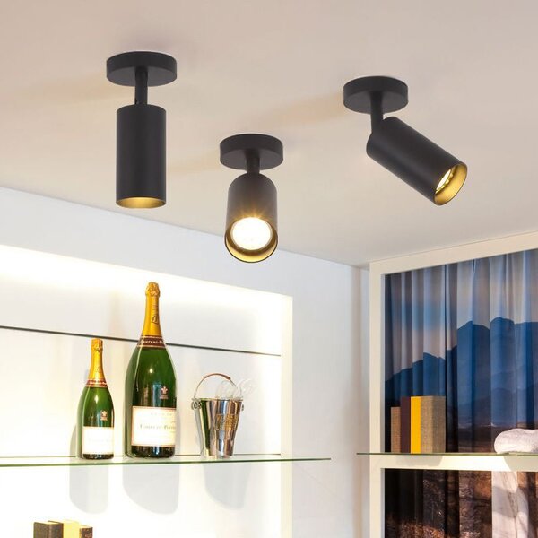 Lampă de tavan APP1244-1C BLACK