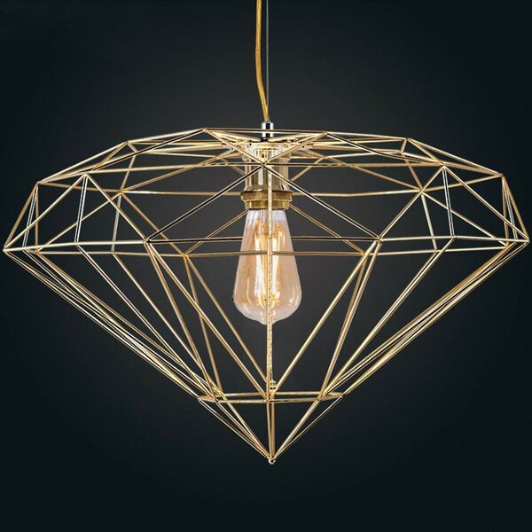 LAMPĂ DIAMANT METAL LOFT LIGHT GOLD APP562-1CP