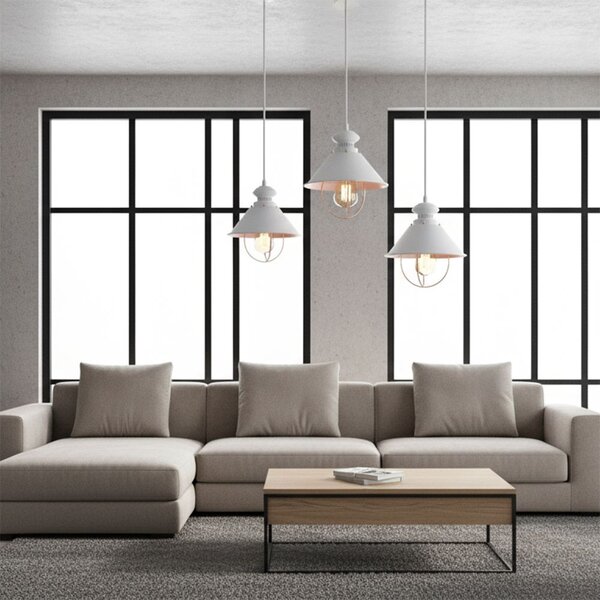 Lampa DE TAVAN SUSPENDABILA LINZ alb APP103-1CP