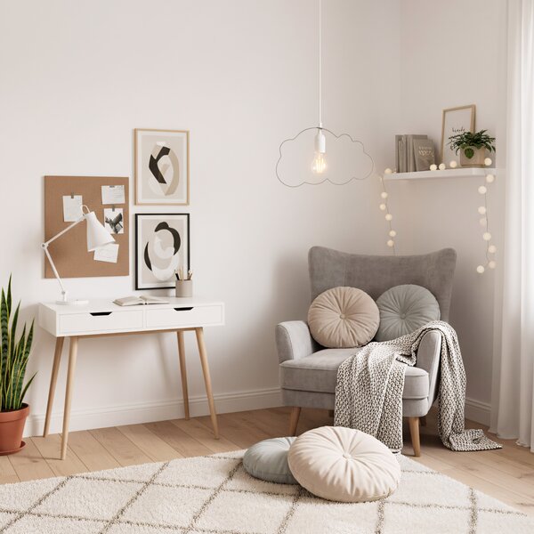 LAMPA SUSPENDABILA norisori gri