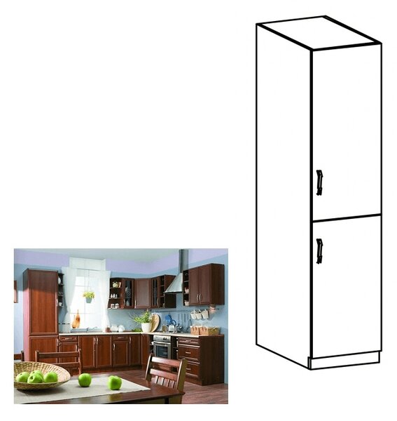 Dulap de bucătărie pentru alimente D40SP Sillina (nuc milano). 1015111