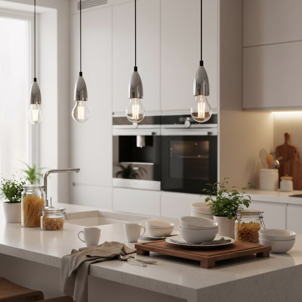 Lampa DE TAVAN SUSPENDABILA Crom APP358-1CP
