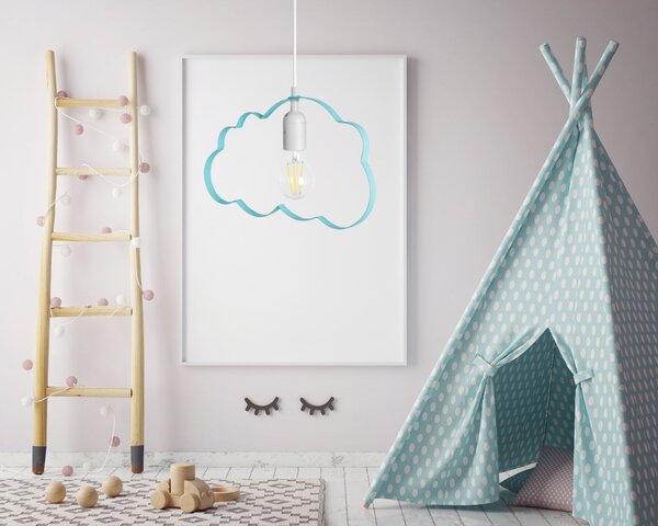 LAMPA SUSPENDABILA norisori bleu