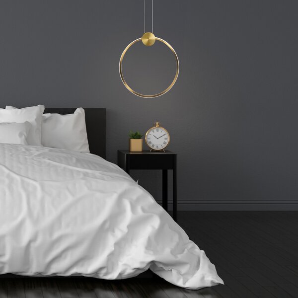 Lampă de tavan LED APP1397-CP OLD GOLD 40cm
