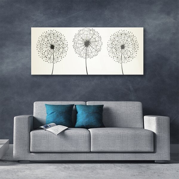 Tablouri acrilice Flori Floral Gray