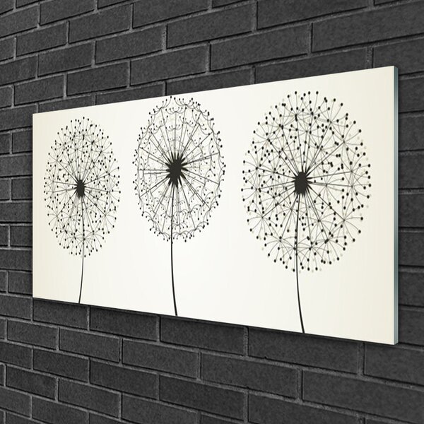 Tablouri acrilice Flori Floral Gray