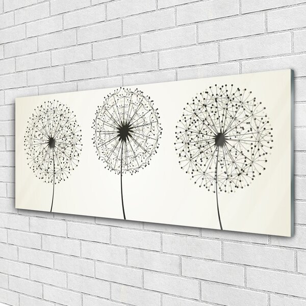 Tablouri acrilice Flori Floral Gray