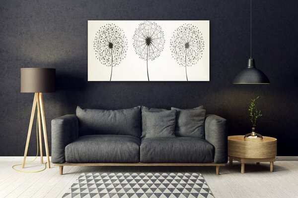 Tablouri acrilice Flori Floral Gray
