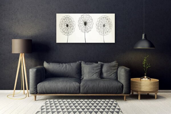 Tablouri acrilice Flori Floral Gray