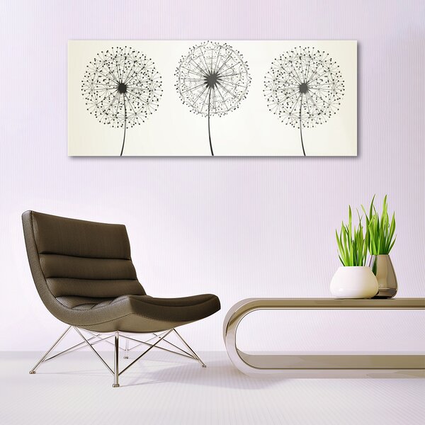 Tablouri acrilice Flori Floral Gray