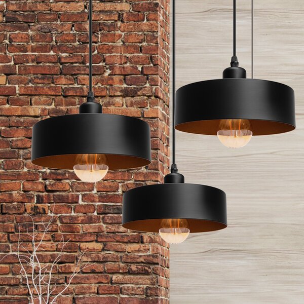 Lampă suspendată APP1334-3CP Black Gold