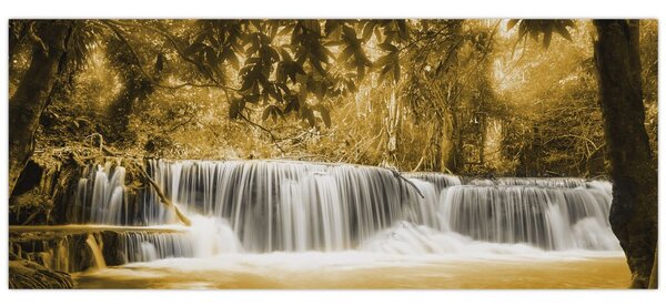Tablou - Cascadă, de epocă (120x50 cm)