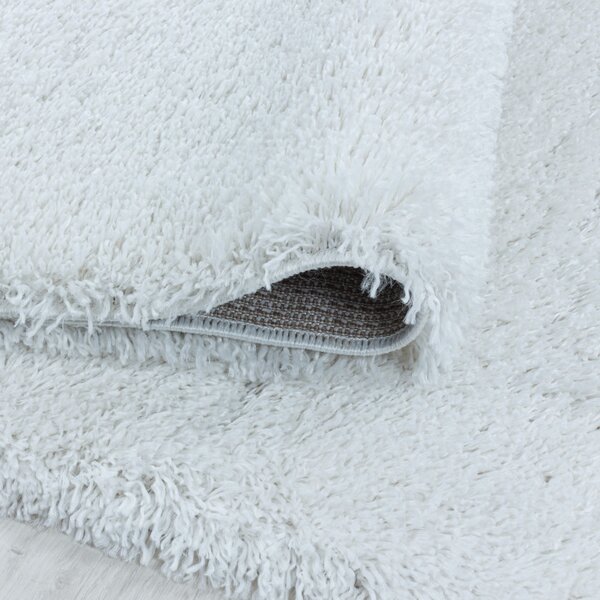 Covor Fluffy Alb 80x80 cm