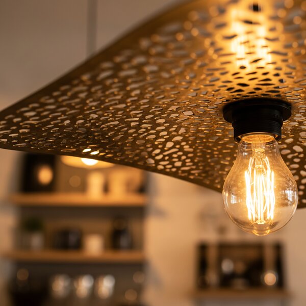 Lampă de tavan APP1468-1CP BLACK/OLD GOLD