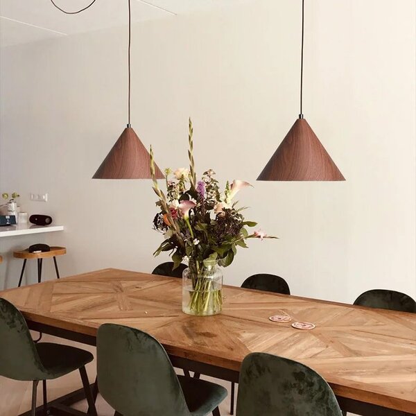 Lampă de tavan APP1443-1CP DARK WOOD