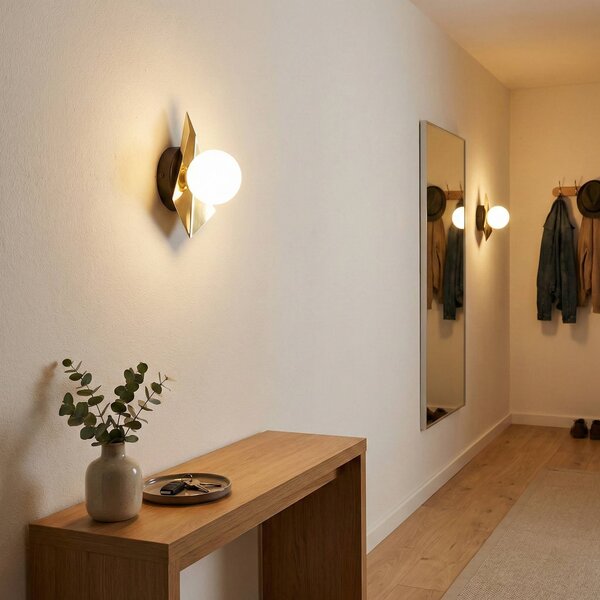 Toolight Instrument, lampă de perete 1xG9 APP1411-W, negru-auriu, OSW-08087