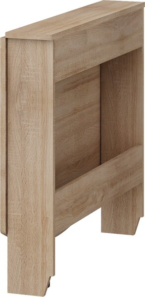 Masă de sufragerie extensibilă Elston 6 (stejar deschis sonoma) (pentru 2 persoane). 746439