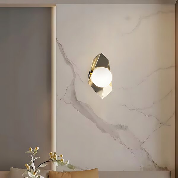 Toolight Instrument, lampă de perete 1xG9 APP1411-W, negru-auriu, OSW-08087