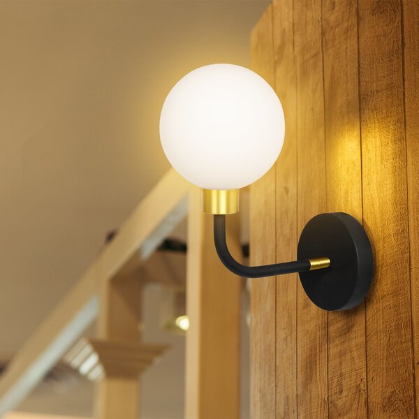 Lampa de perete APP1301-1W Black Gold